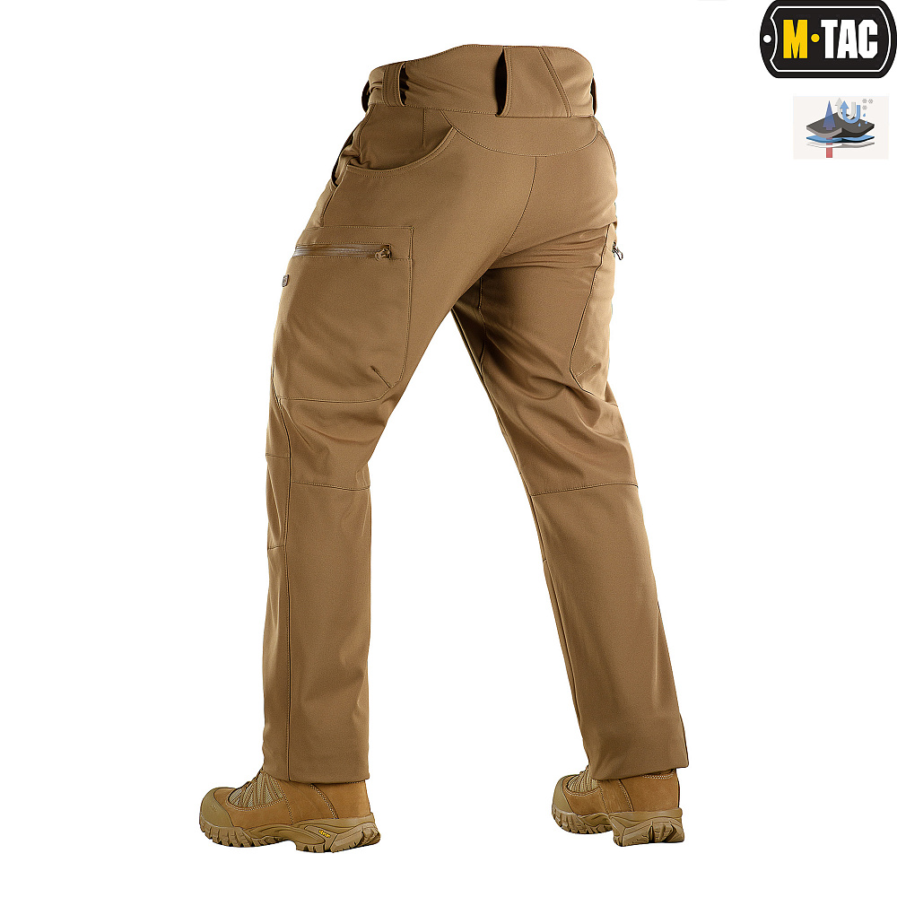 Штани M-Tac Soft Shell Winter Coyote Фото 2